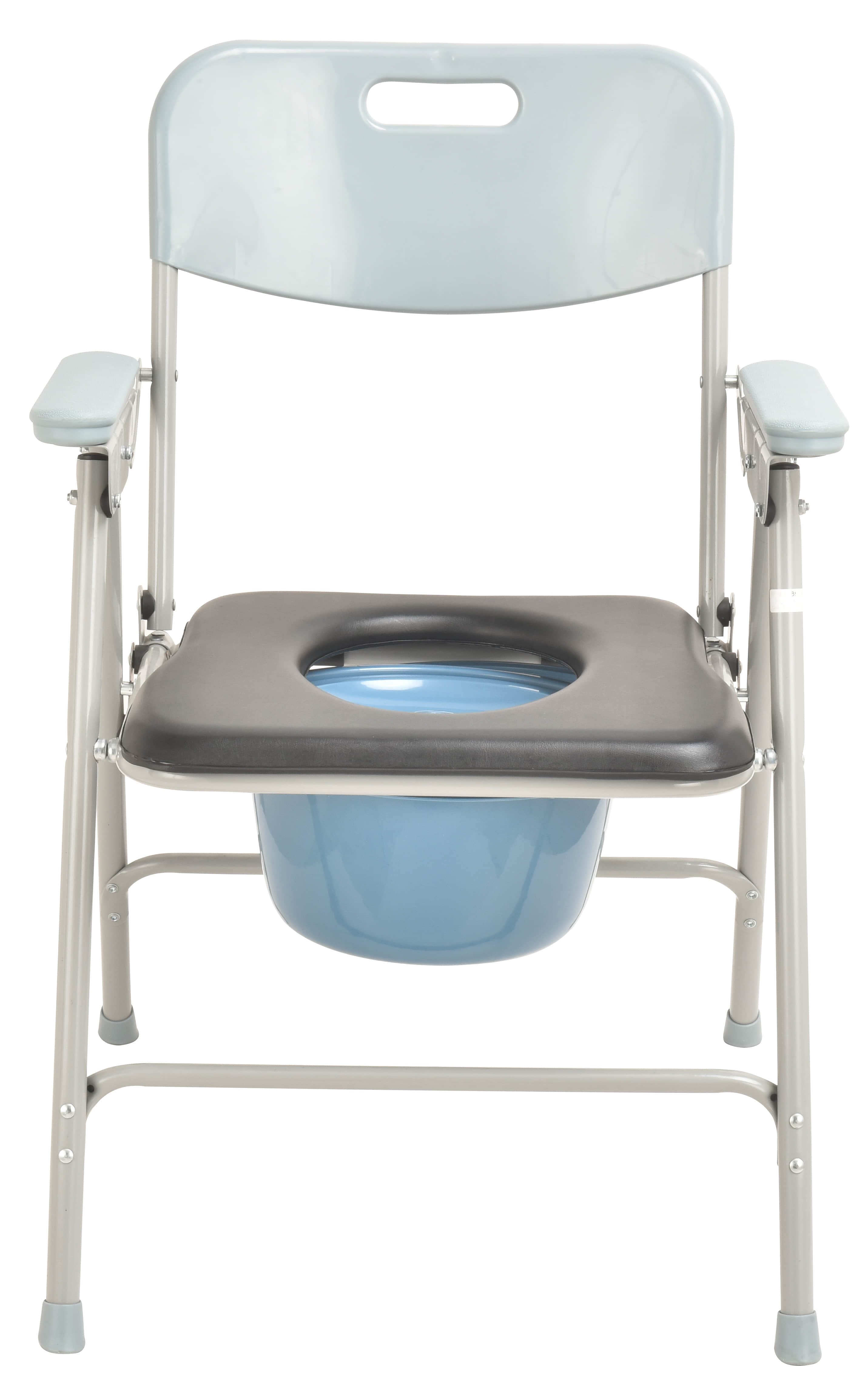 Foldable commode